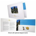 Mid-Size Landscape Presentation Folder w/10" Long Pocket (10"x7") 4CP